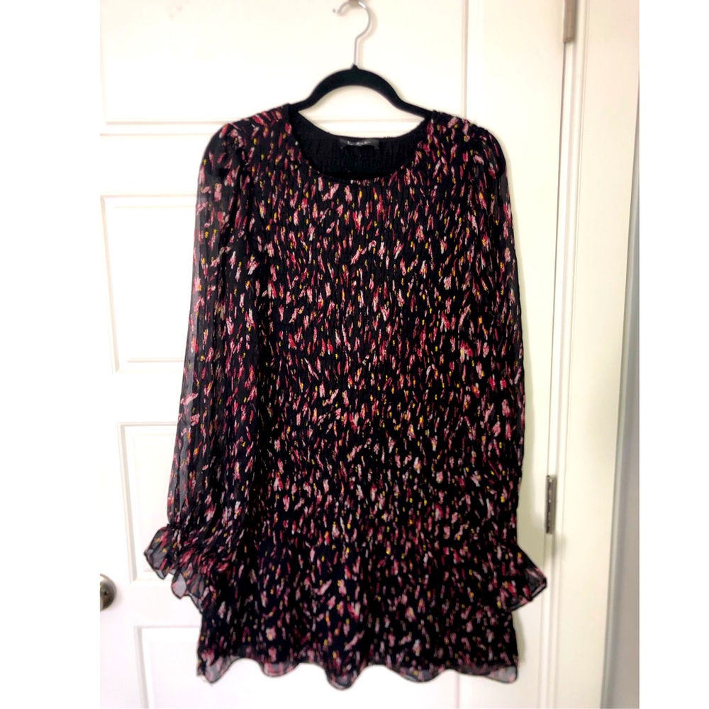 Lulu’s mini smocked cocktail dress multicolor size large